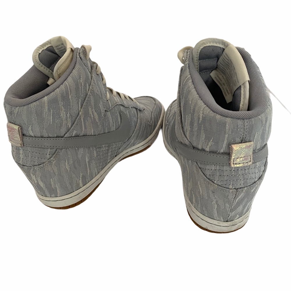 NIKE DUNK SKY HI WEDGE 7 SAIL SILVER